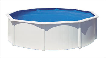Piscina fuori terra in acciaio GRE Circolare FIJI KIT240ECO - Kit piscina: struttura