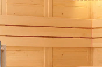 Sauna finlandese Regina 18 - Incluso nel kit sauna - Schienale in legno
