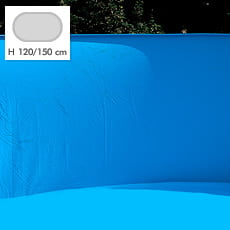 Liner per piscina ovale 525 h120- Forma ovale- Colore azzurro